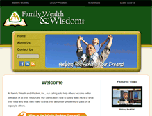 Tablet Screenshot of familywealthandwisdom.com